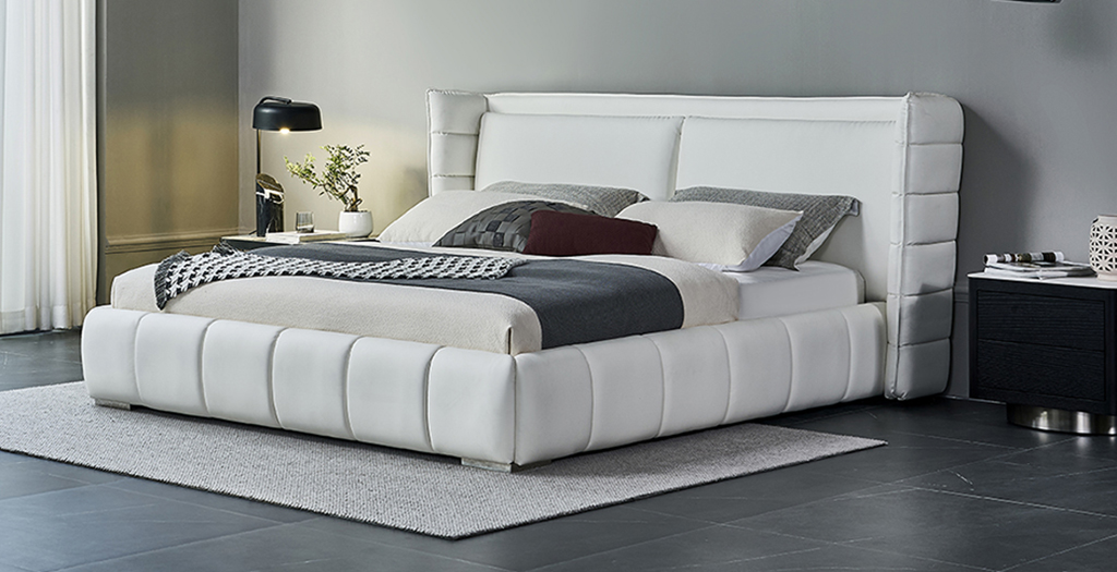 Bed «hamilton» White White From 7.700 Aed — Dubai Uae 