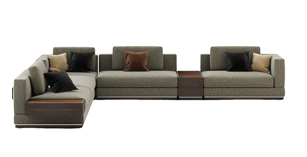 Modular L Shaped Sofa Fletcher Green Green From Aed Dubai Uae