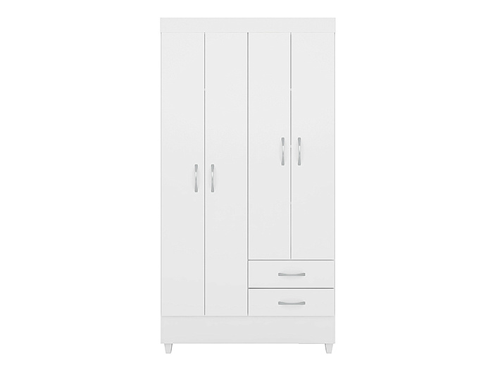 White 4 deals door wardrobe